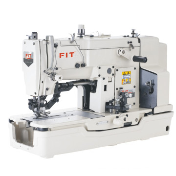 Máquina de coser industrial serie alta velocidad doble pespunte recto botón Holing 781